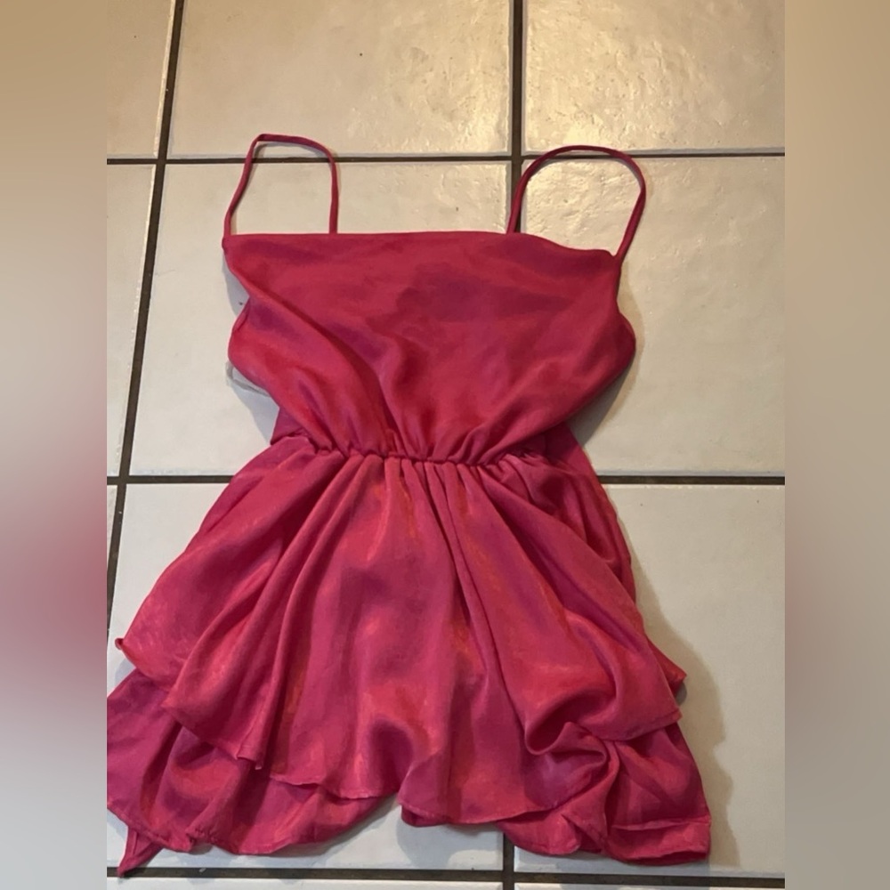 Pink Barbie dress medium never worn out in public - Picture 4 of 5